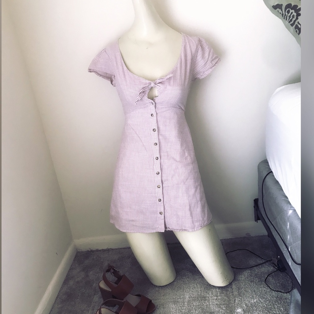 A&F Babydoll Striped Dress